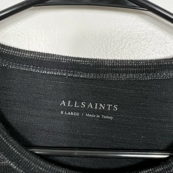 AllSaints Garnet Crew T-Shirt size extra large - Picture 3 of 6
